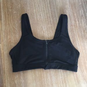 Aerie Zipper Sports Bra